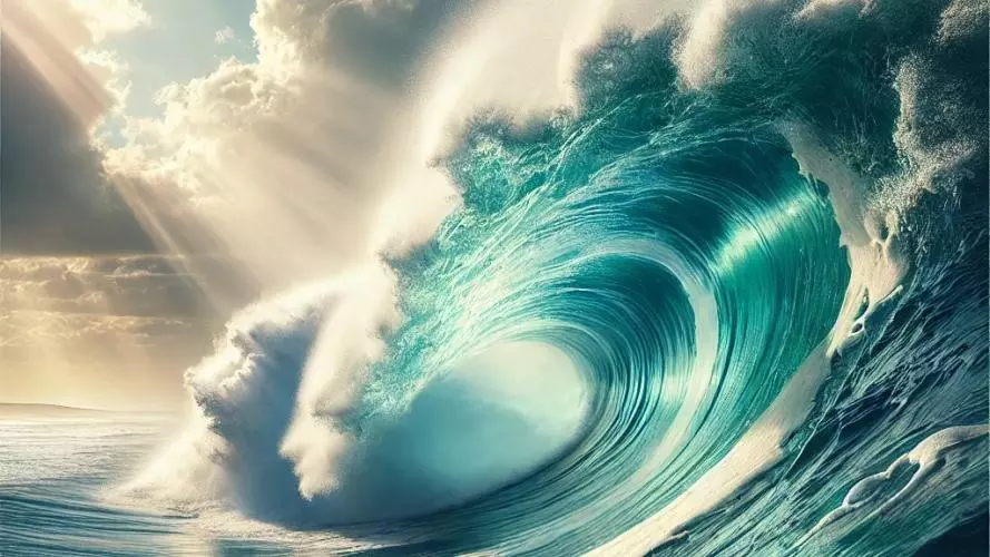 breaking wave